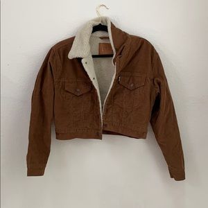 Cropped bomber jacket